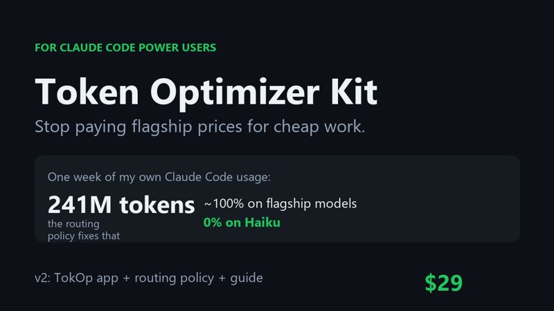 Token Optimizer Kit